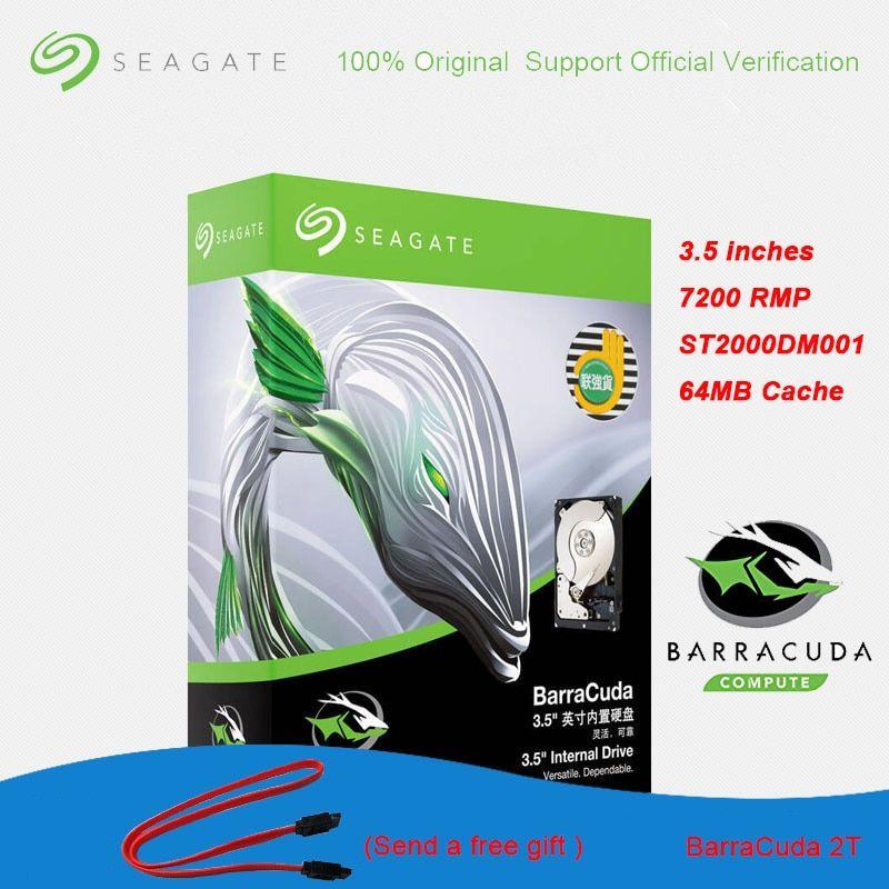 Seagate Barracuda Logo - Original Seagate BarraCuda 2TB 3.5 Inch Internal HDD for Desktop PC ...
