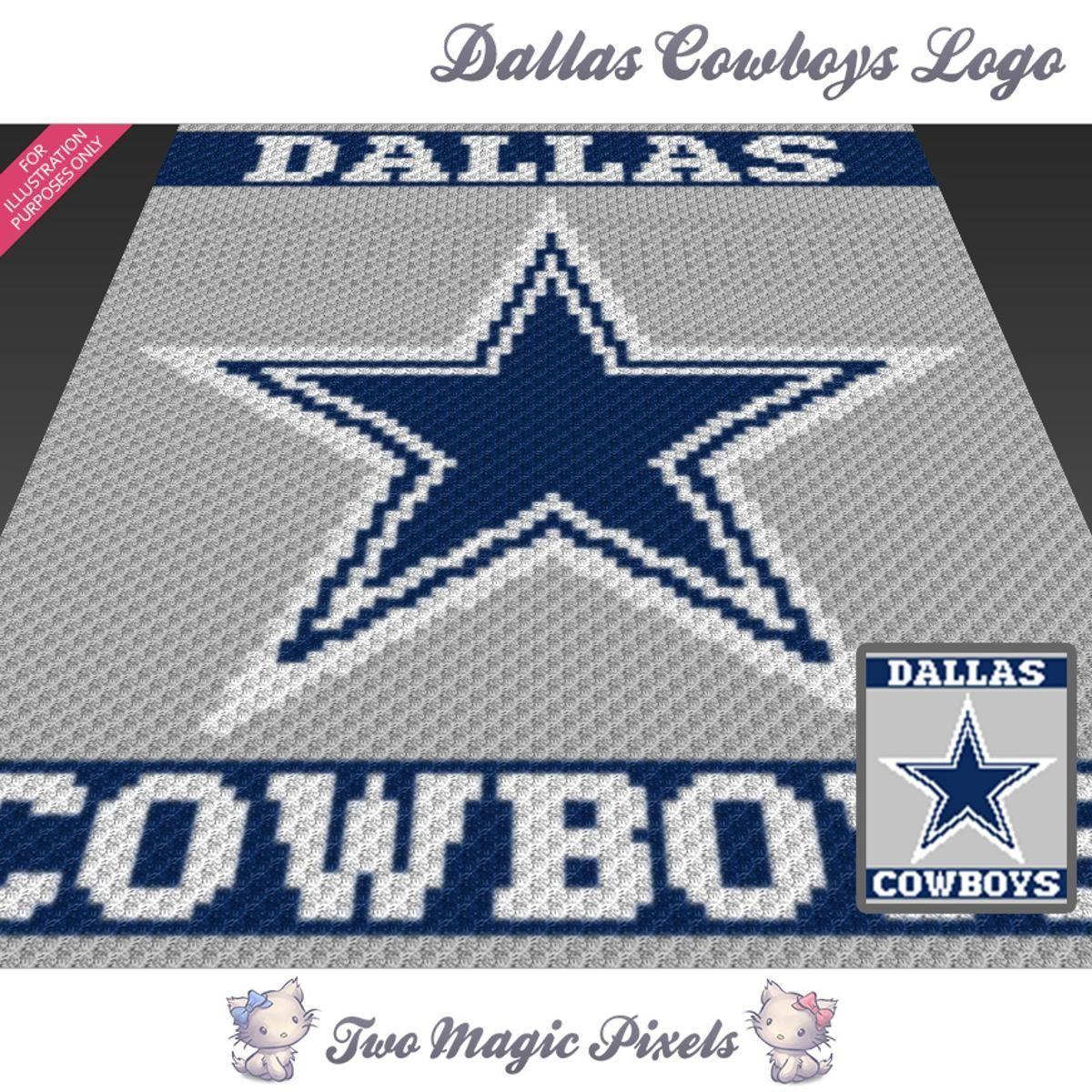 Craftsy Logo - Dallas Cowboys Logo C2C Crochet Graph. Craftsy. Dallas cowboys