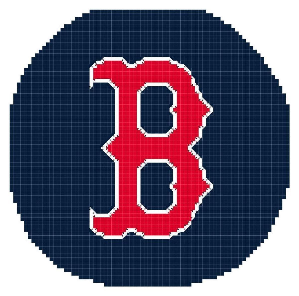 Craftsy Logo - Boston Red Sox Logo Cross Stitch Pattern | Craftsy | Cross stitch ...