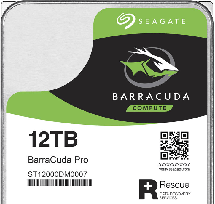 Seagate Barracuda Logo - Seagate 12TB BarraCuda Pro 3.5