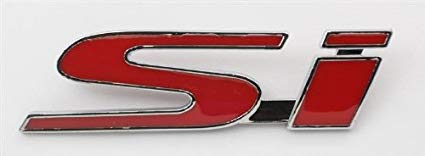 Honda Si Logo - Amazon.com: Fit for Honda Civic Si Chrome Emblem for Rear Trunk Logo ...