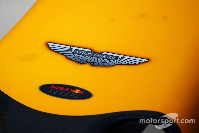 Red Cone Logo - Aston Martin logo on the Red Bull Racing RB12 nosecone at Australian ...