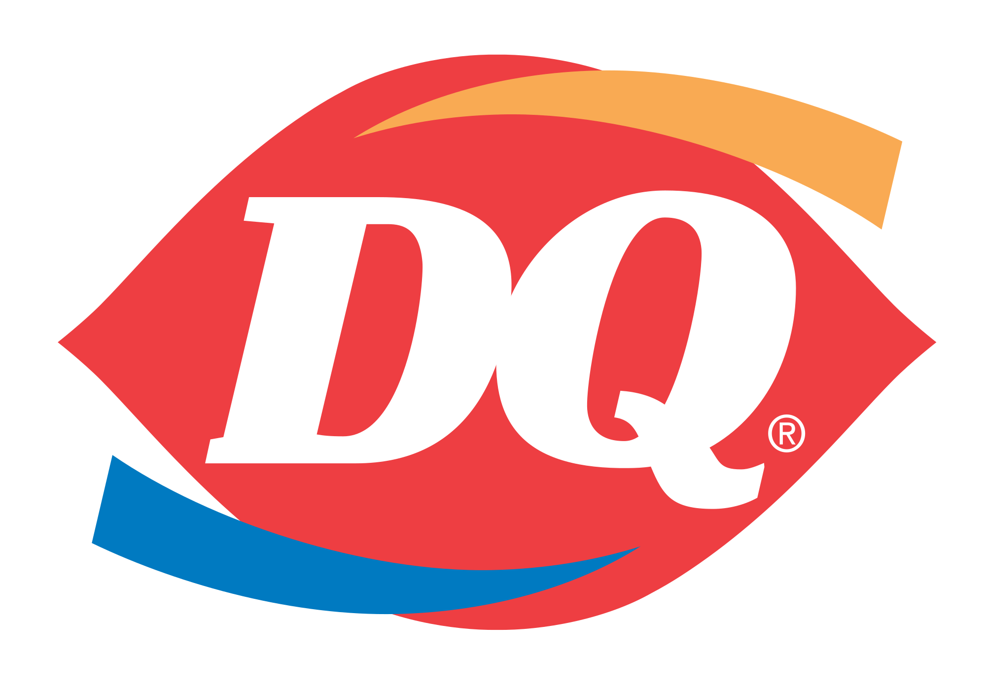 Red Open Q Logo - Dairy Queen