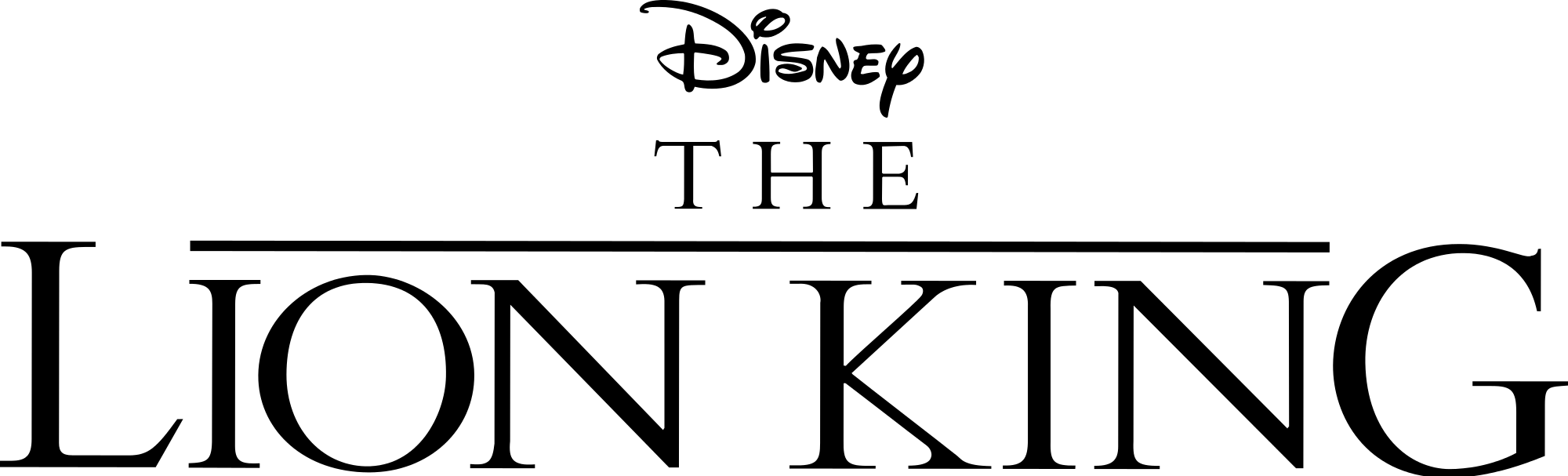 The Lion King Movie Logo - File:The Lion King logo.svg - Wikimedia Commons