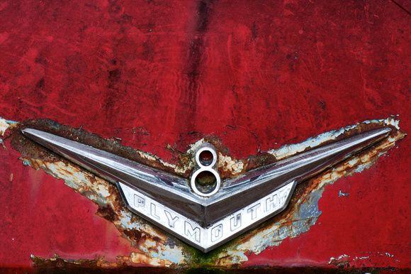 Old V8 Car Logo - Holliday Photography/Rick Holliday | Old Car City | Plymouth ...