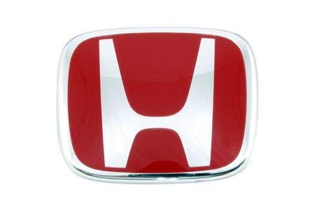 Honda Si Logo - Honda (JDM) 2012-2015 Honda Civic Si Sedan Type-R JDM Red H Badge ...