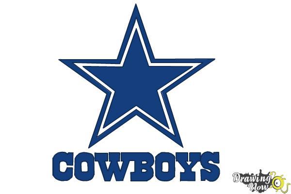 Dallas Cowboys Logo - How to Draw Dallas Cowboys Logo, Nfl Team Logo - DrawingNow