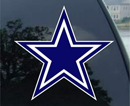 Dallas Cowboys Logo - Amazon.com: Crawford Graphix Dallas Cowboys Logo Die Cut Decals (12 ...