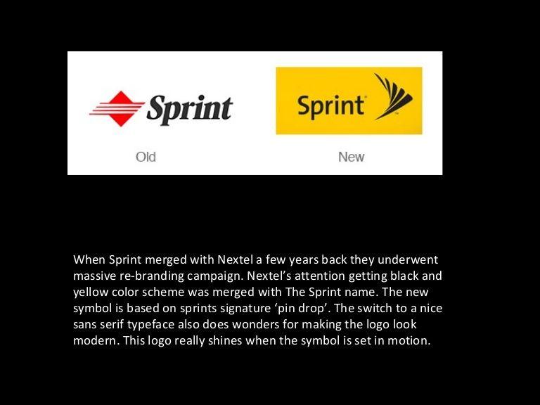 Sprint Old Logo - Old and new logos