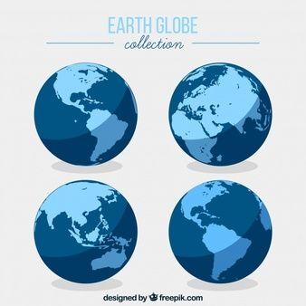 Flat Globe Logo - World Globe Vectors, Photo and PSD files