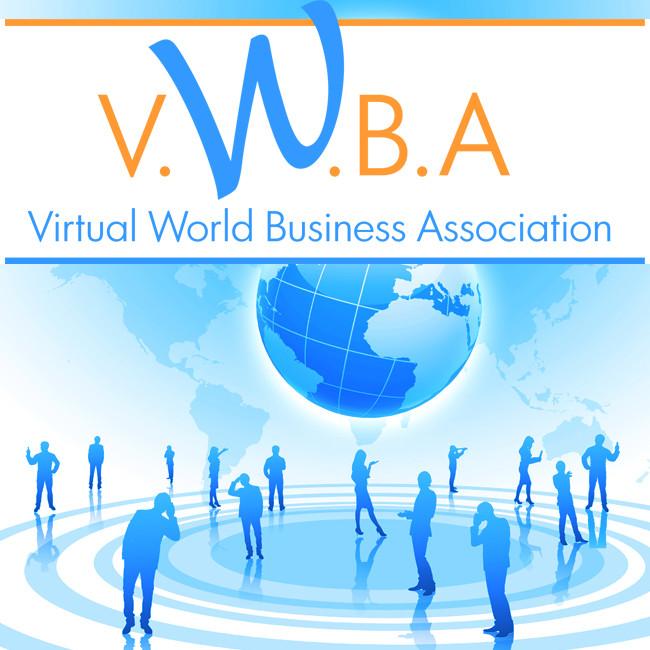 World Business Logo - Logo Design (Virtual World Business Association)