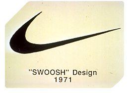 First Nike Logo - Famous Logo Design History: Nike. Logo Design Gallery Inspiration