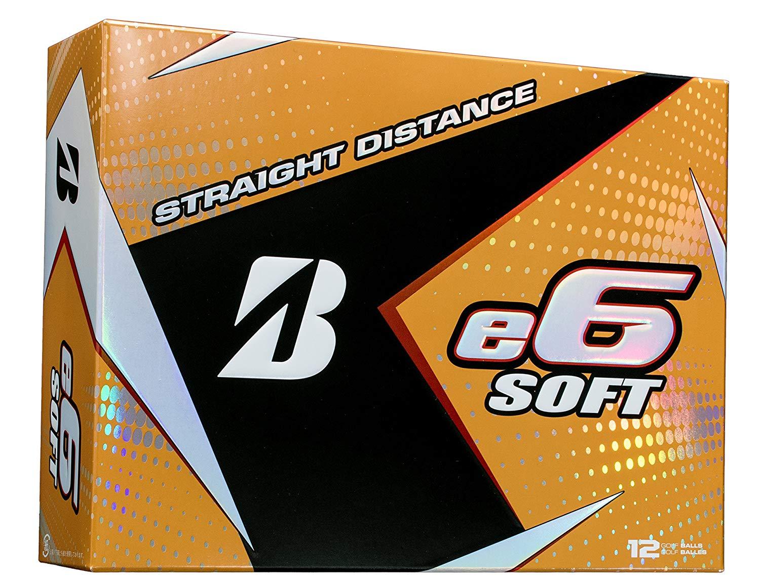 White Box with Orange B Logo - Amazon.com : BRIDGESTONE GOLF e6 SOFT Golf Balls, White, Soft Dozen