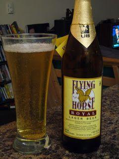 Flying Horse Beer Logo - The Disgruntled Chemist: Beer Blogging - Flying Horse Royal Lager Beer