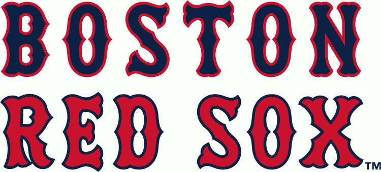 Boston Baseball Logo - Boston Red Sox Wordmark Logo - American League (AL) - Chris ...