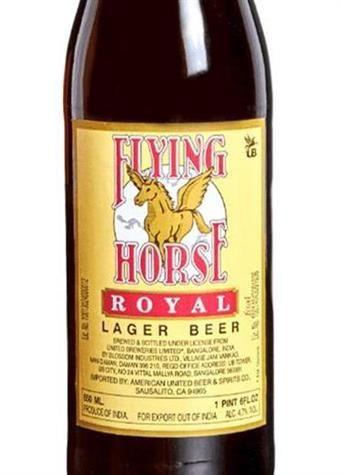 Flying Horse Beer Logo - FLYING HORSE ROYAL LAGER | Friar Tuck Beverage Fenton, MO