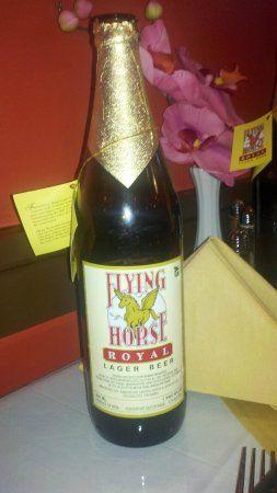 Flying Horse Beer Logo - Flying Horse beer of Balti Indian Restaurant, Sterling