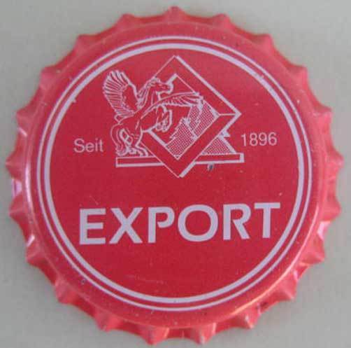 Flying Horse Beer Logo - EXPORT unused RED Bier Beer CROWN Bottle CAP w/ FLYING HORSE ...