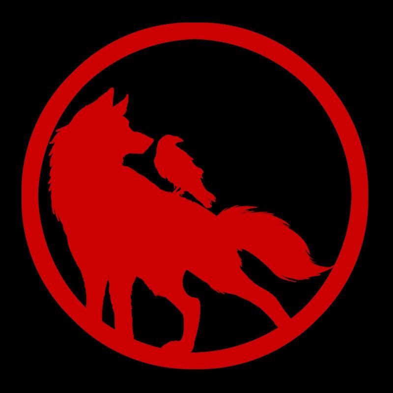 Red Raven Logo - Music. Wolf and Raven