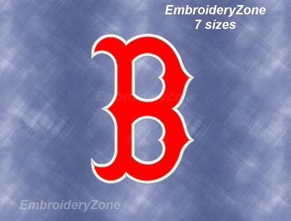 Boston Baseball Logo - Boston Red Sox Applique Embroidery Design Emblem Baseball team | Etsy