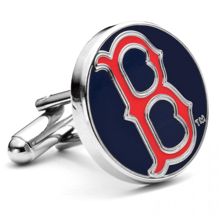 Boston Baseball Logo - Boston Red Sox Baseball Logo MLB Mens Cufflinks for Christmas