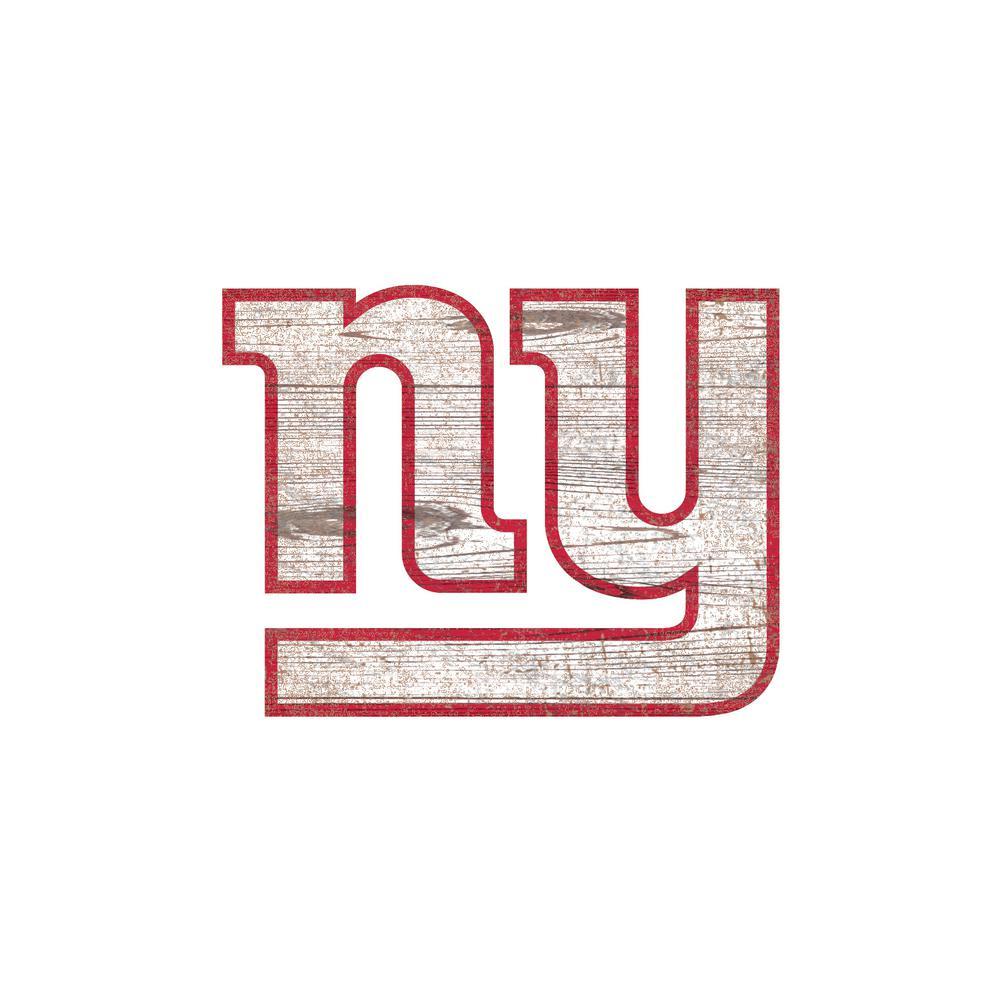 New York Giants Logo - Adventure Furniture NFL Indoor New York Giants Distressed Logo ...