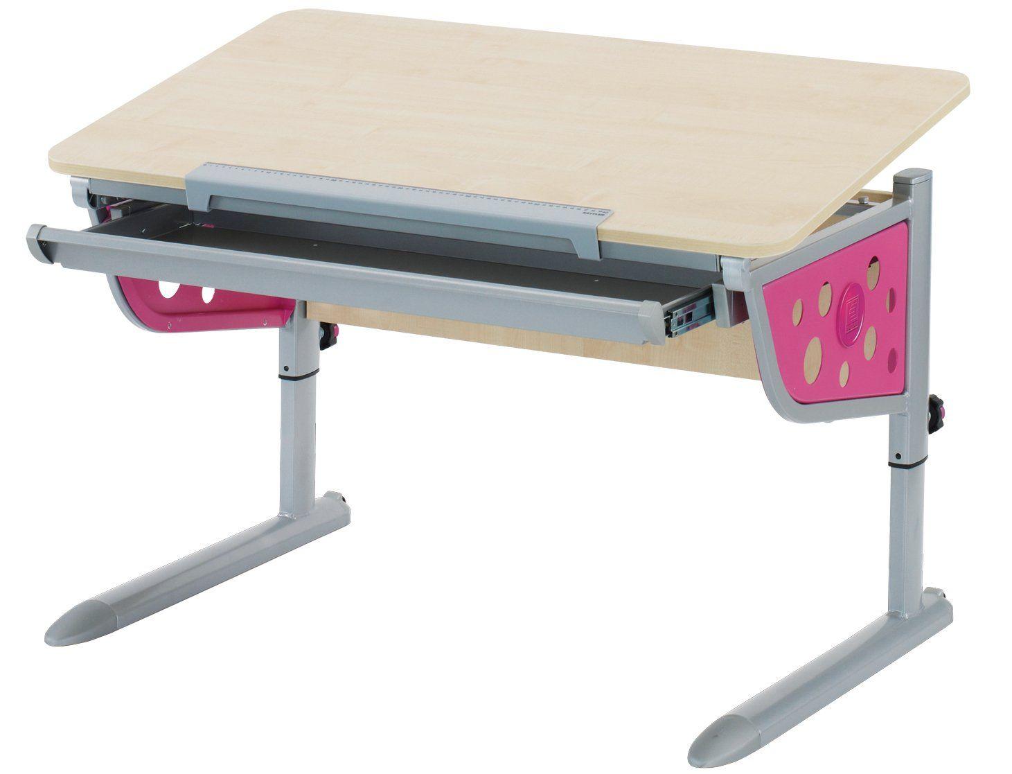 Kettler Logo - Kettler Logo Plus Desk, Maple/Light Pink: Amazon.co.uk: Kitchen & Home