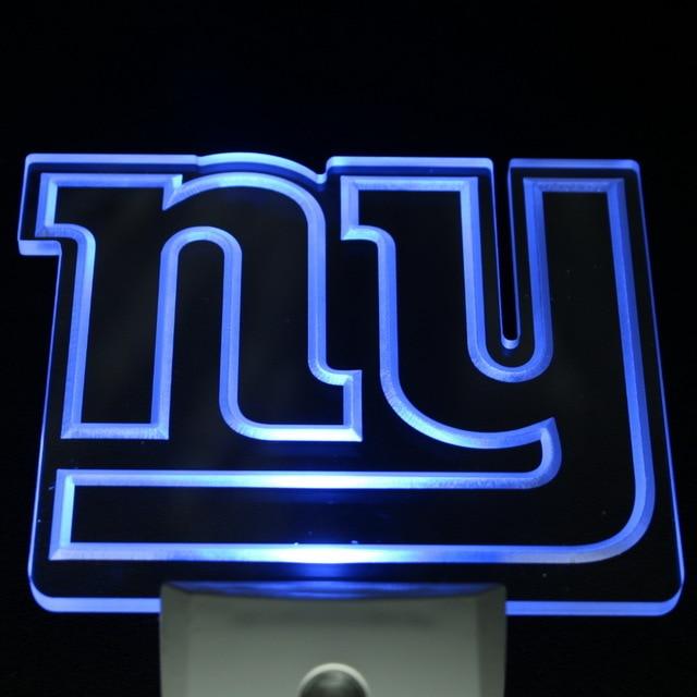 New York Giants Logo - ws0093 New York Giants Logo Bar Beer Day/ Night Sensor Led Night ...