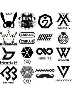 Got 7 Kpop Logo - Kpop Vinyl Sticker EXO BTS VIXX SHINEE BIGBANG IKON GOT7 SVT | eBay