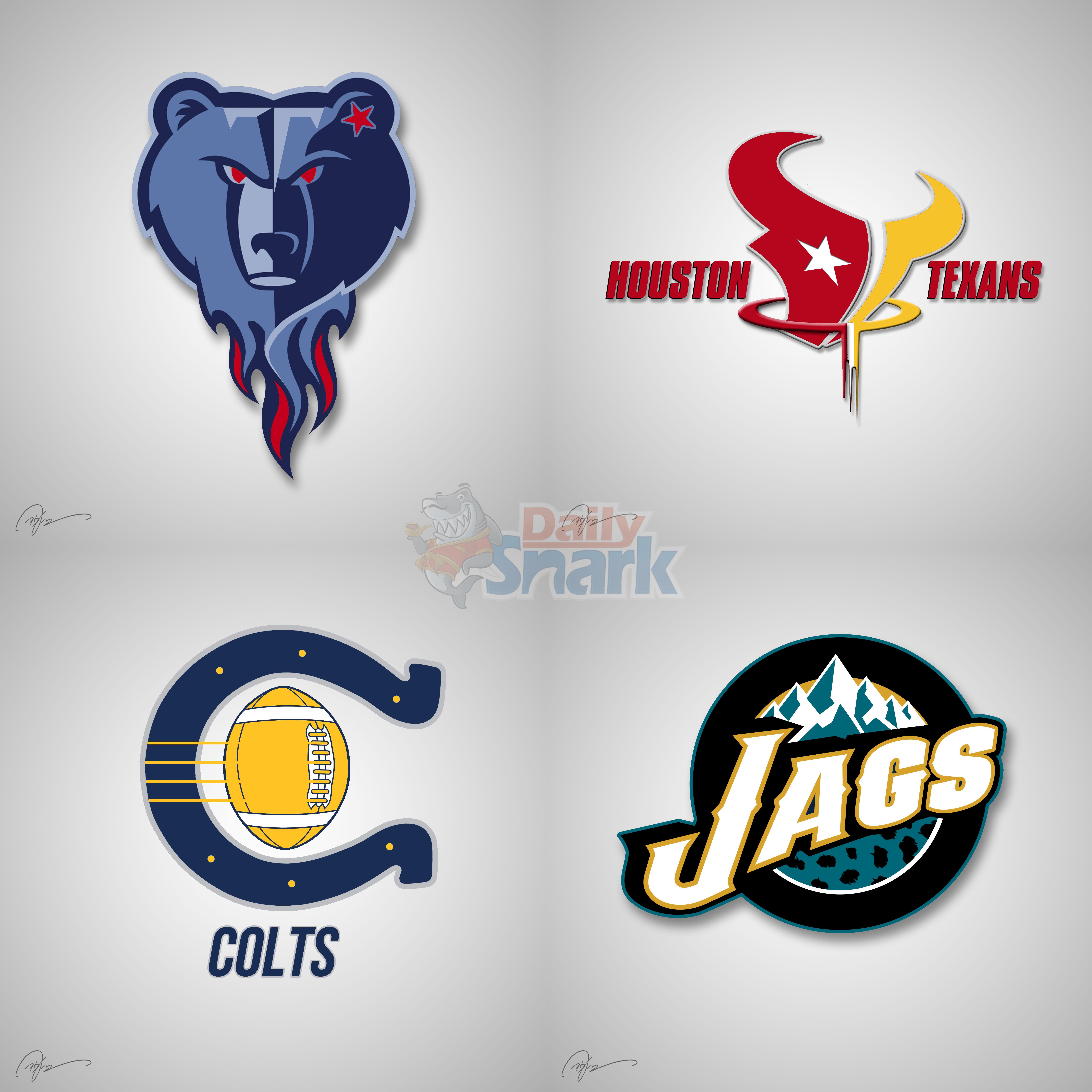 Cool NBA Logo - Ranking The Top 5 NFL/NBA Merged Logos | The Clem Report