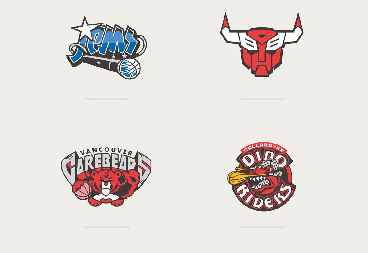 Cool NBA Logo - NBA Logos Mixed With Classic Cartoons Are Actually Pretty Cool