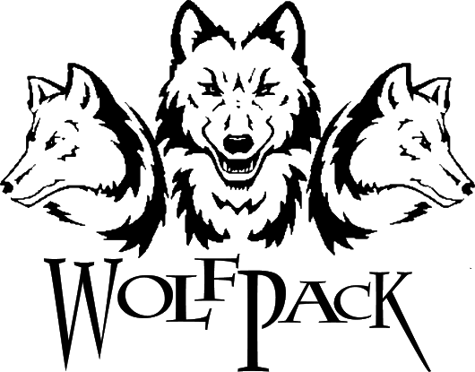 Cool Wolf Pack Logo - Wolf pack drawing- pictures and cliparts, download free.