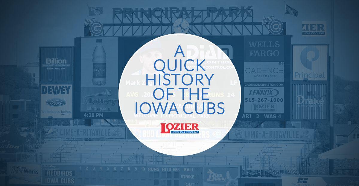 Iowa Cubs Logo - A Quick Look at the History of the Iowa Cubs