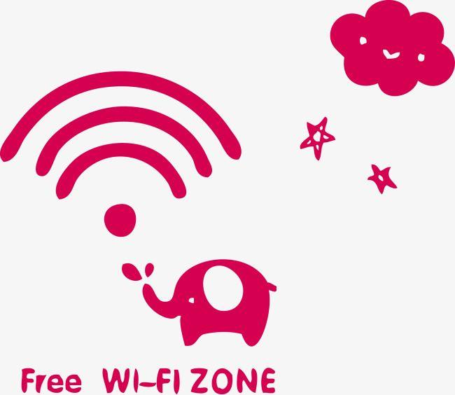 Wireless Network Logo - Vector Elephant Wifi Wireless Network Logo, Logo Clipart, Vector ...