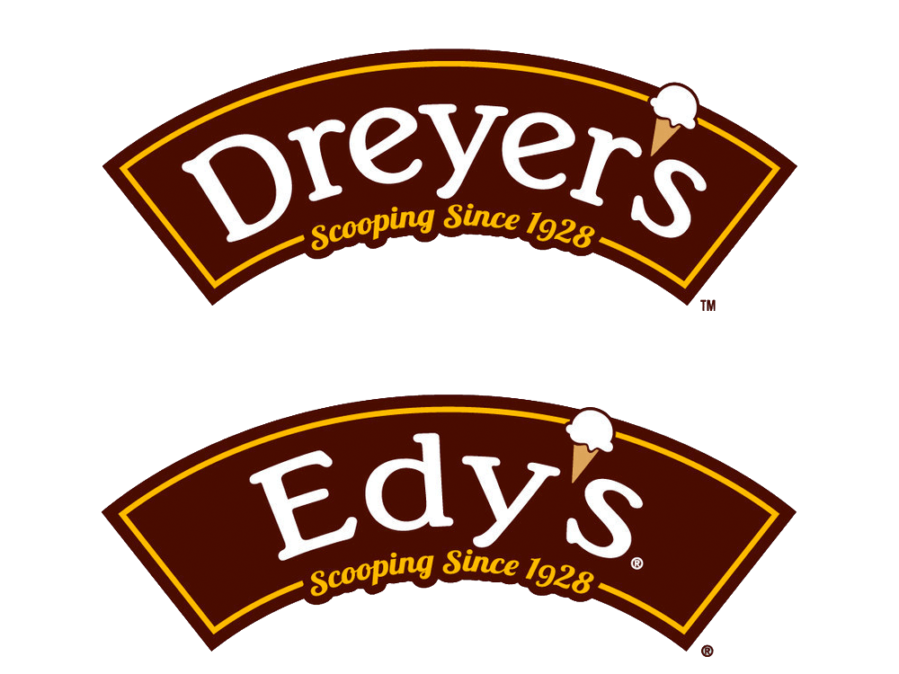 Nestle Ice Cream Logo - Brand New: New Logos and Packaging for Dreyer's and Edy's Ice Cream