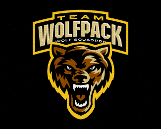 Cool Wolf Pack Logo - Pin by Logoswish on Logos | Logo design, Logos, Sports logo