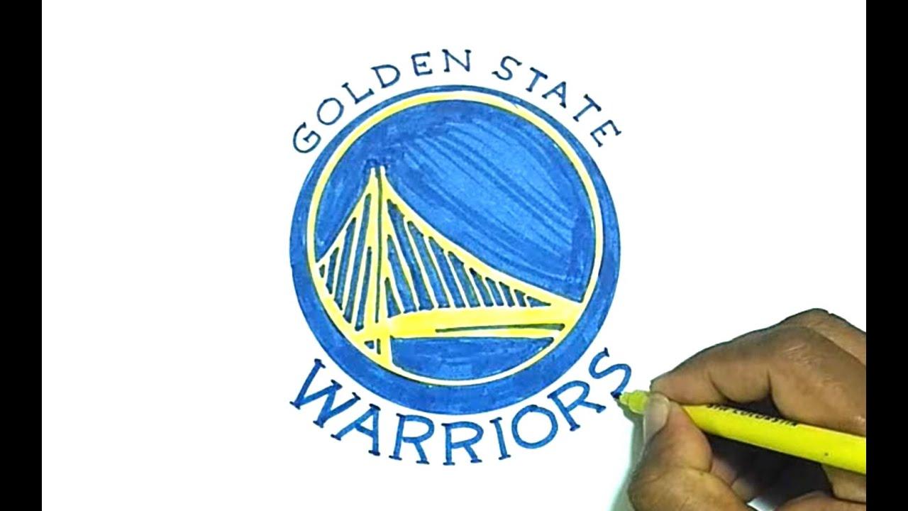 GSW Logo - How to Draw the Golden State Warriors Logo - YouTube
