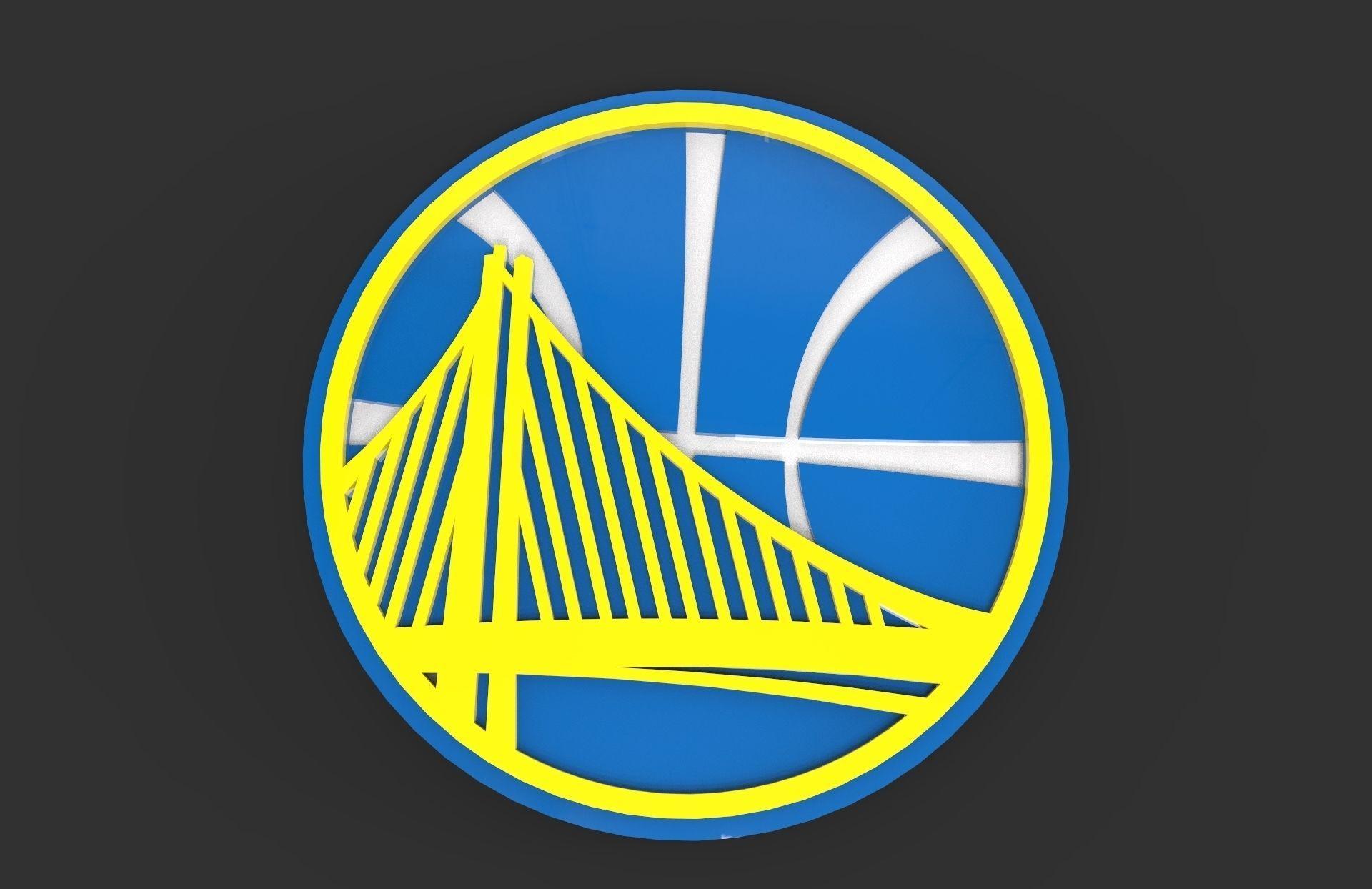 Golden State Warriors Logo - 3D print model Golden State Warriors logo | CGTrader