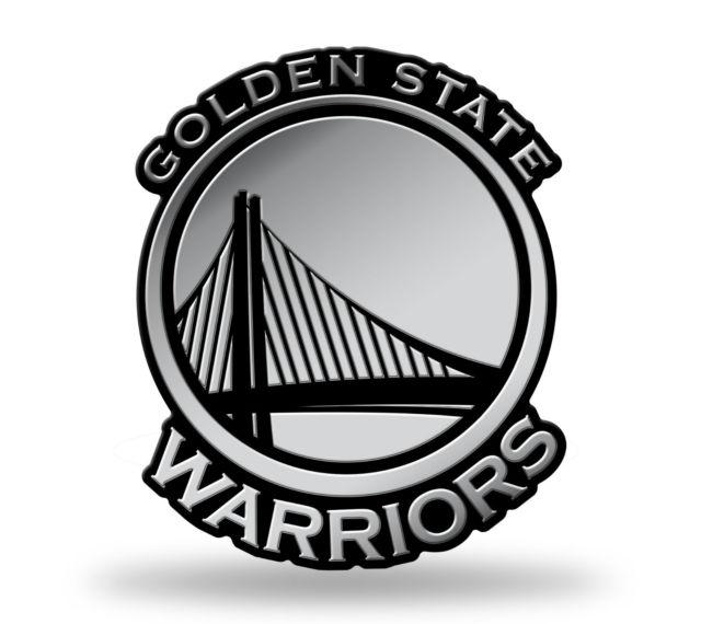 Golden State Warriors Logo - Golden State Warriors Logo 3D Chrome Auto Decal Sticker Truck Car