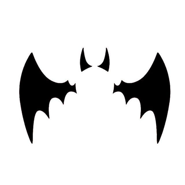 Bat Logo - 11 * 6.7CM Batman Bat Logo Reflective Car Stickers Personalized Car ...