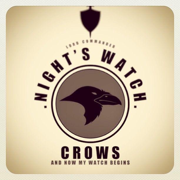Crow Sports Logo - Nights Watch sports logo available from http://www.redbubb… | Flickr