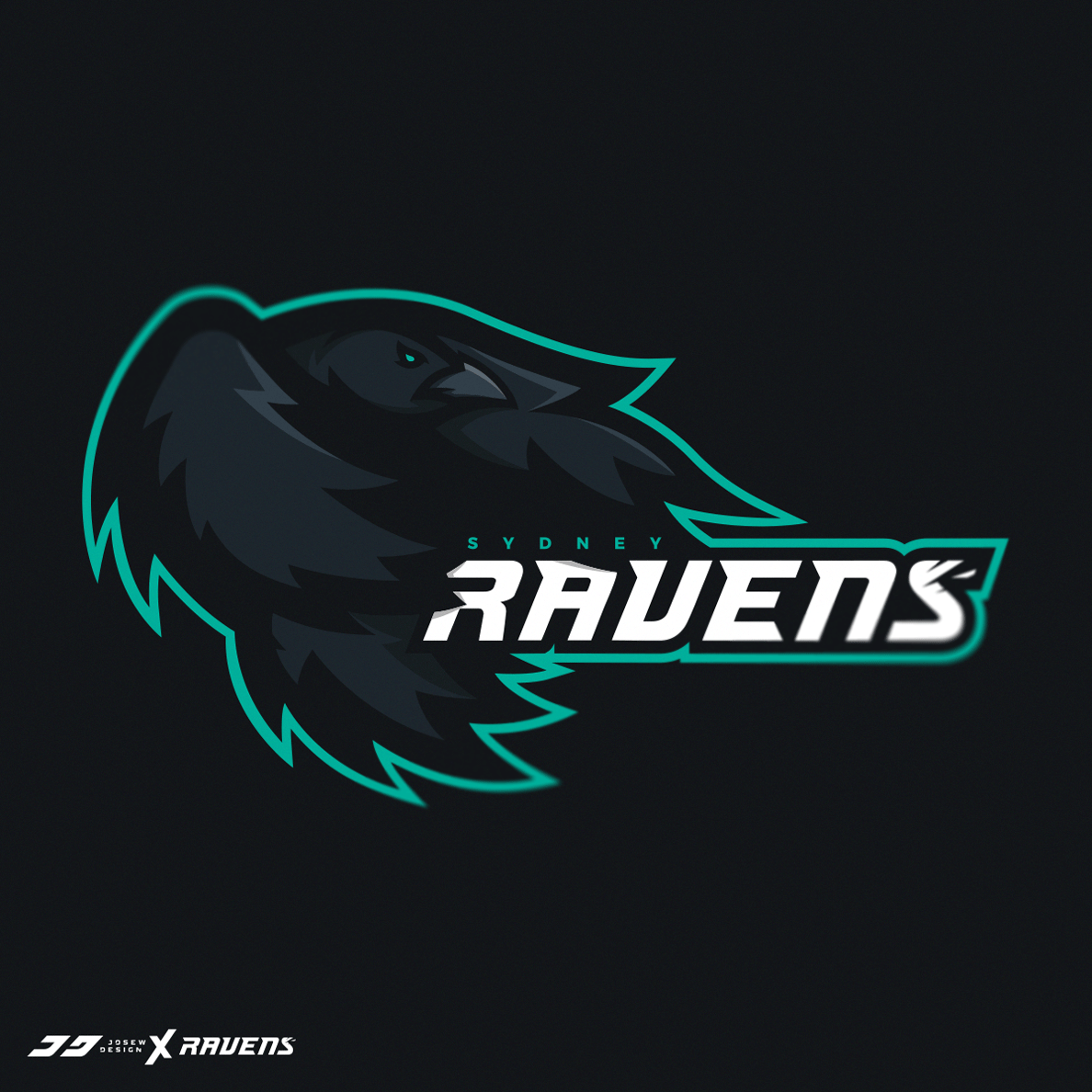 Crow Sports Logo - Sydney Ravens Mascot Logo. | Sports Logos | Pinterest | Logos ...