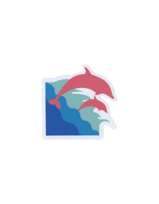 Pink Dolphin Logo - PINK DOLPHIN Logo Sticker - MULTI - PINK-02 | Tillys