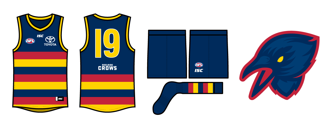 Crow Sports Logo - Adelaide Crows Concept Creamer's Sports Logos