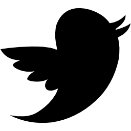 Black Twitter Logo - Twitter Bird Shape Logo Image - Free Logo Png