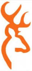 Orange Browning Logo - Water Slide Nail Art Dectransfer Decals Orange Browning Deer, 3 8