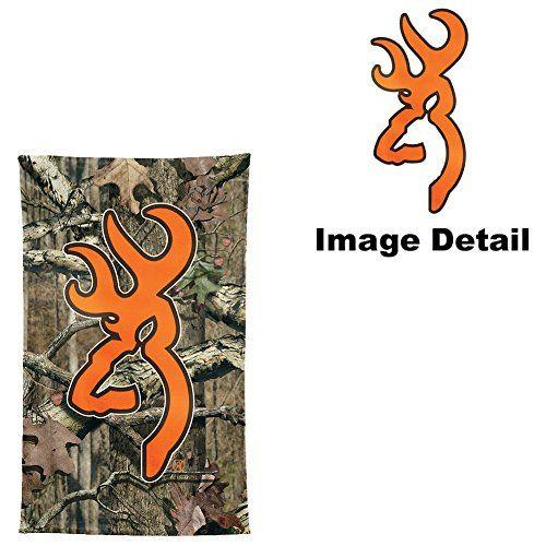 Orange Browning Logo - Browning Arms Company Orange Buckmark Camo Logo Infinity with Black