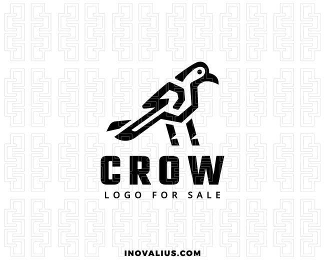 Crow Sports Logo - Crow Logo Template For Sale | Inovalius