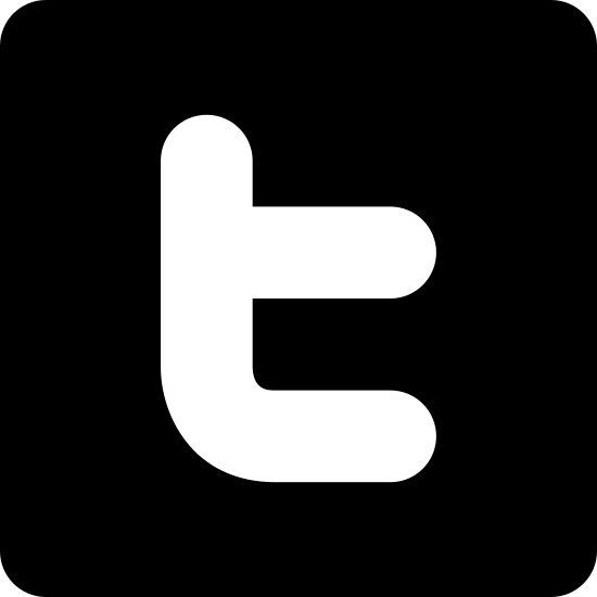 Black Twitter Logo - Black Google Plus Logo Icon