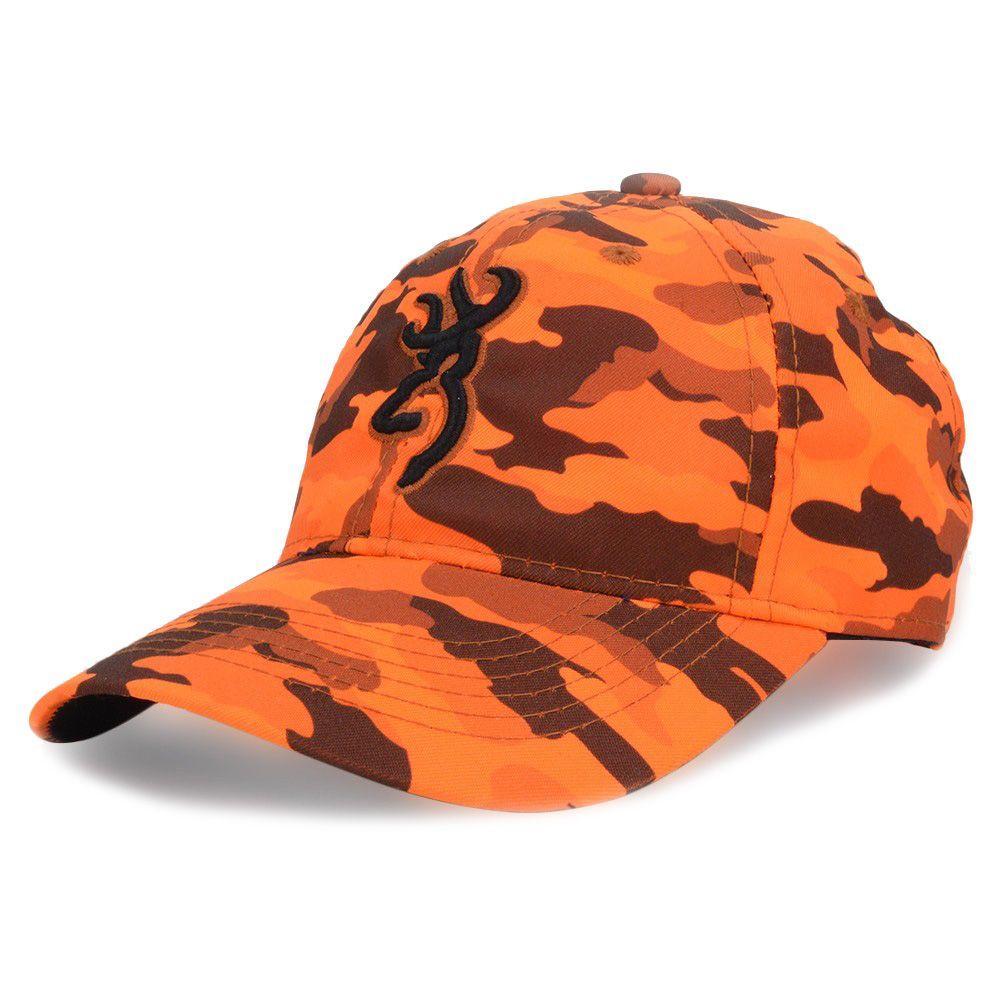 Orange Browning Logo - Reptile: Entering Browning baseball cap blaze orange Blaze Camo logo ...